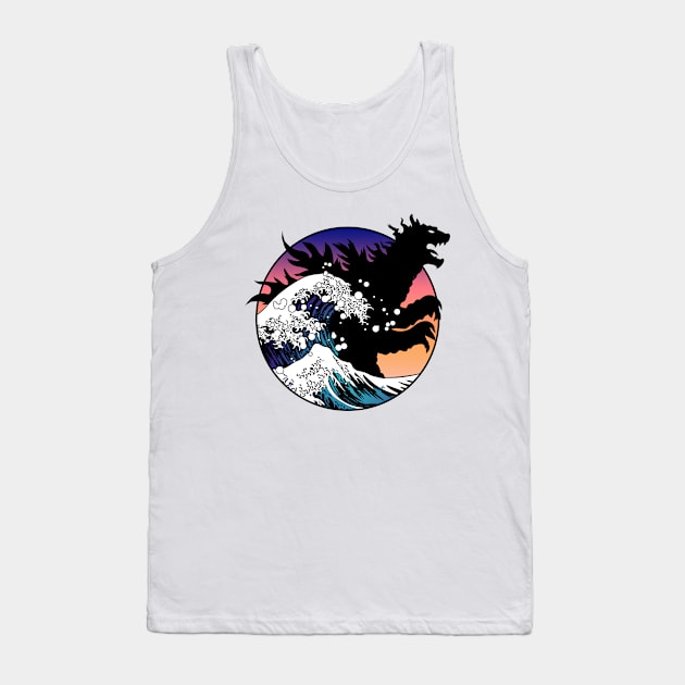 Shadow of the Great Wave Tank Top by Doc Multiverse Designs